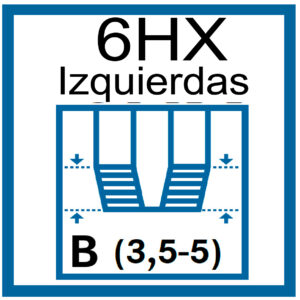 A IZQUIERDAS - TOLERANCIA 6HX